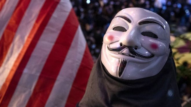 “Anonymous” hackers reappear amidst riots in the United States